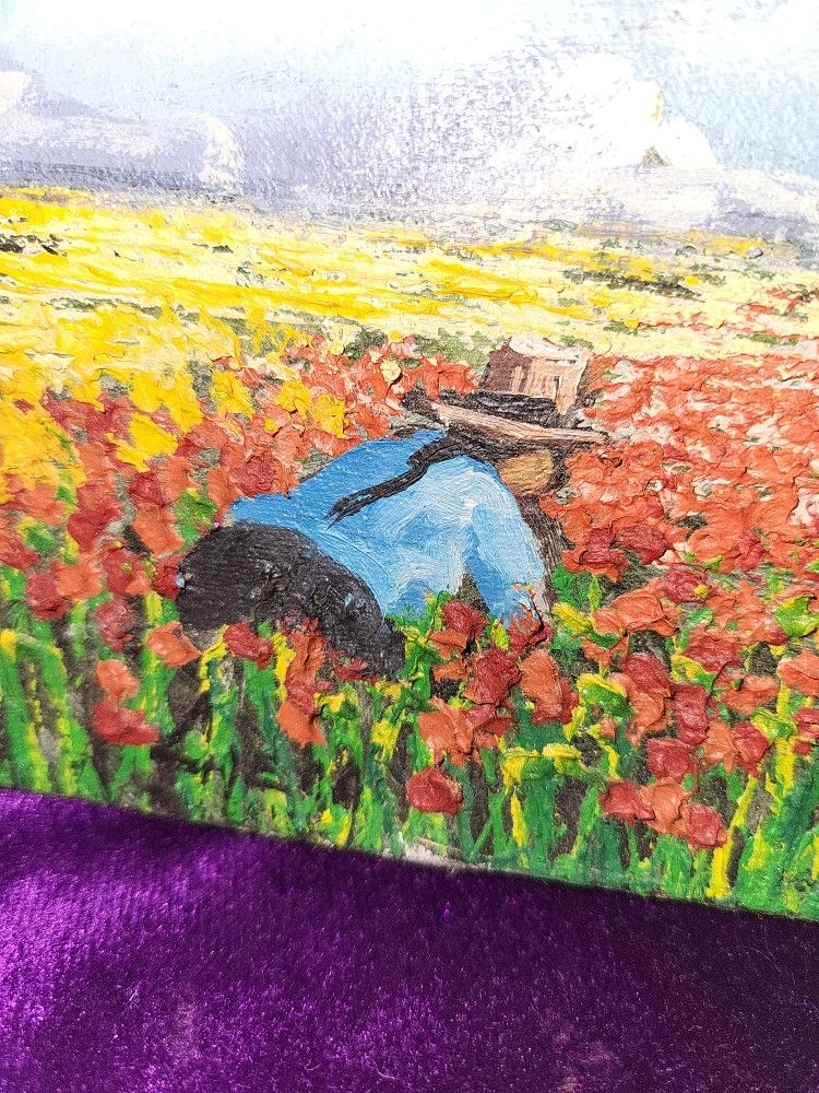 Canvas Painting / South American Harvesters.
