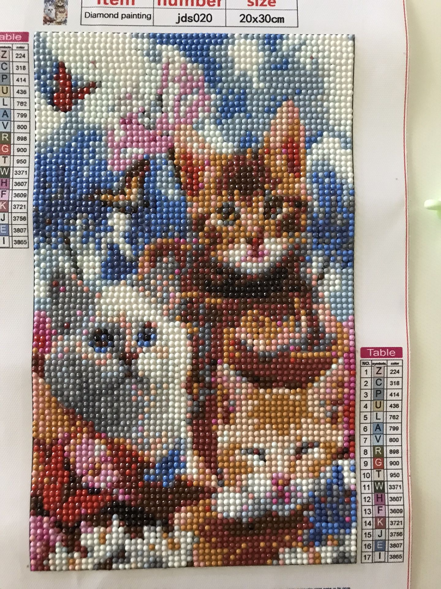 Finished Diamond Paint 3 Cats 