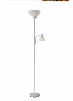 White floor lamp
