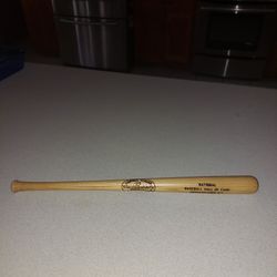 VINTAGE NATIONAL BASEBALL HALL OF FAME COOPERSTOWN N.Y. LOUISVILLE SLUGGER MINI BAT 