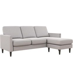 3 Seat Sectional Light Grey