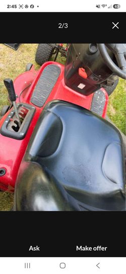 Lawnmower. Auto drive cuts reverse