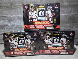 Lot Of 3- 2024 Panini Optic Football Mega Box