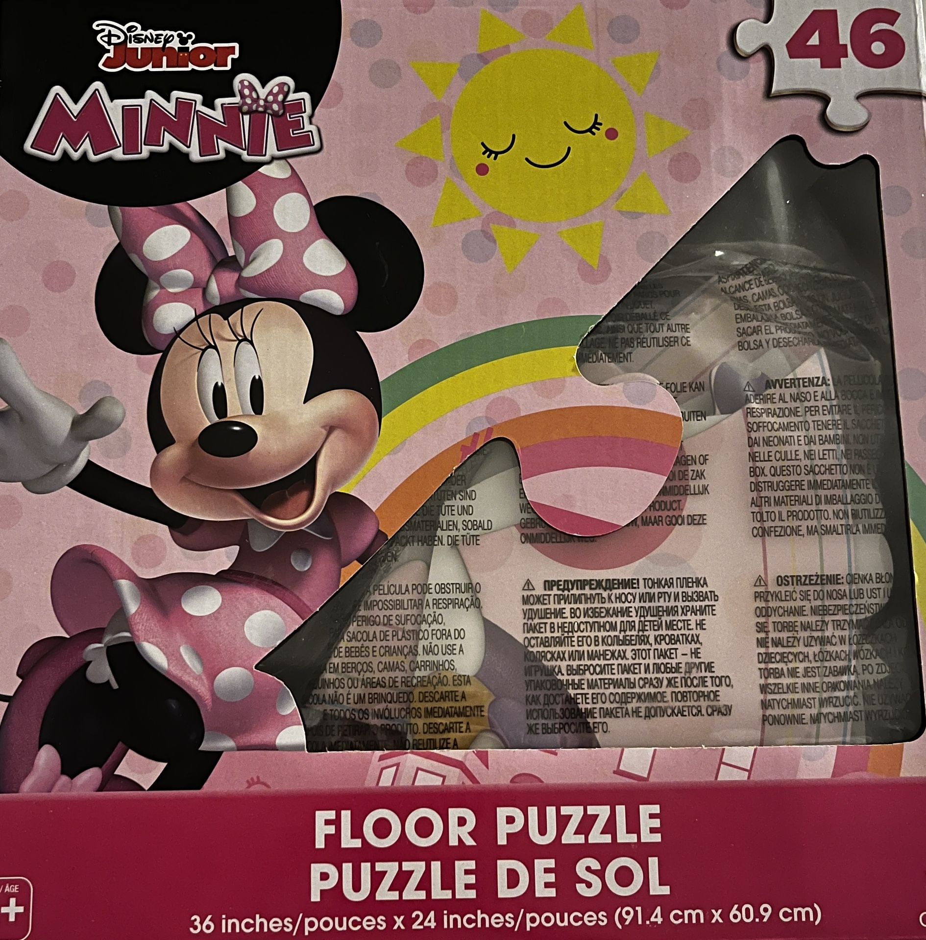 Minnie Mouse floor puzzle 