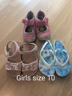 Girls Size 10 Shoes/Sandles