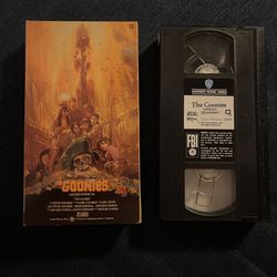 The Goonies VHS Tape 1st Print 1985 Rare