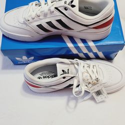 ADIDAS Drop Step  LOW Shoes Mens 12 New in box. White, red, and black