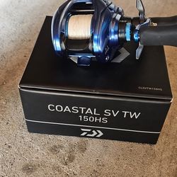 Daiwa Coastal SV TW 150HS Baitcaster