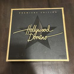 HOLLYWOOD DOMINO: PREMIERE EDITION-  Good CONDITION- SEALED PIECES