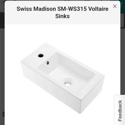 Swiss Madison SM-WS315 Voltaire
Sinks
