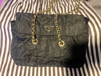 Prada Nylon Chain Strap Bag - Authentic