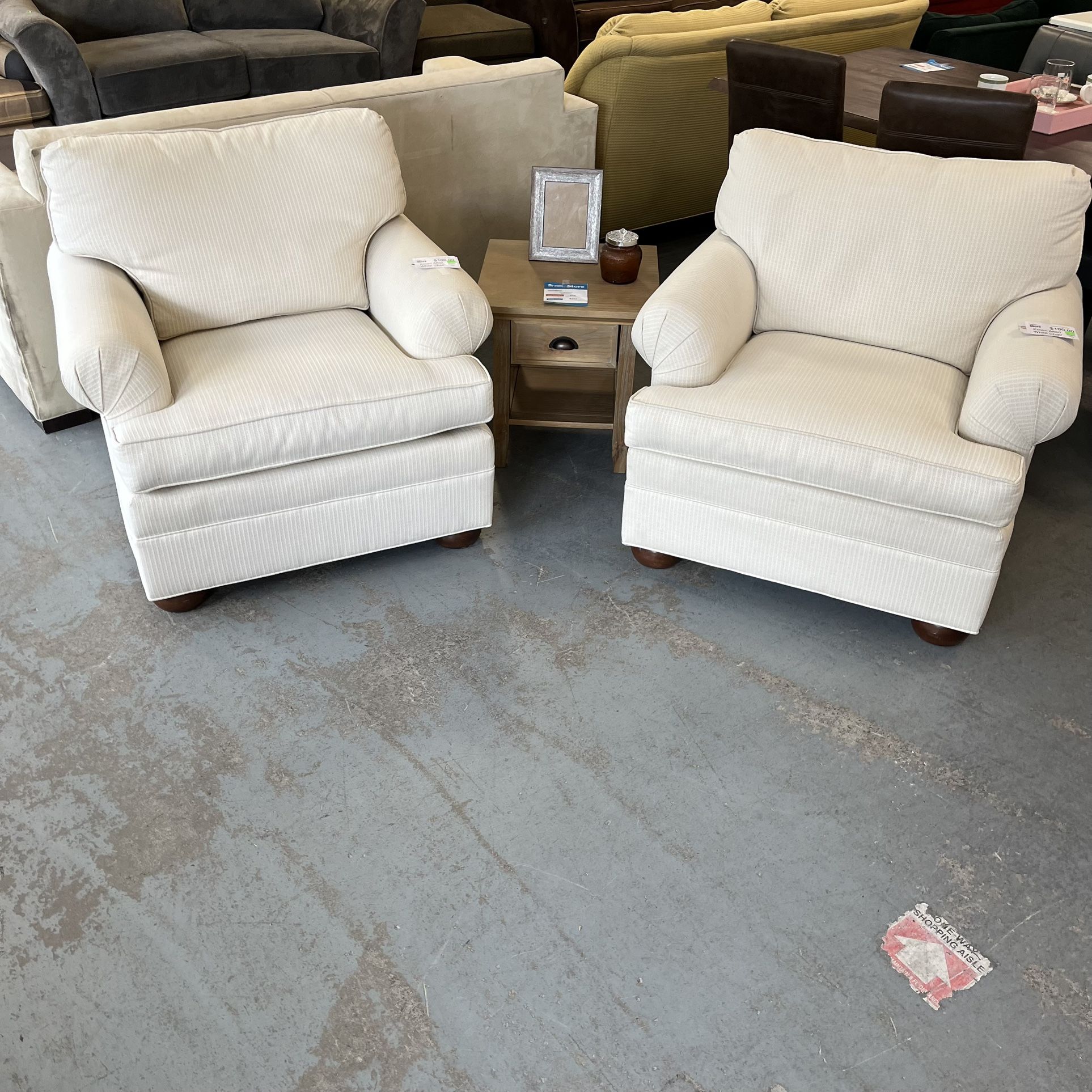 Ethan Allen Off White Chair Chairs (in Store)