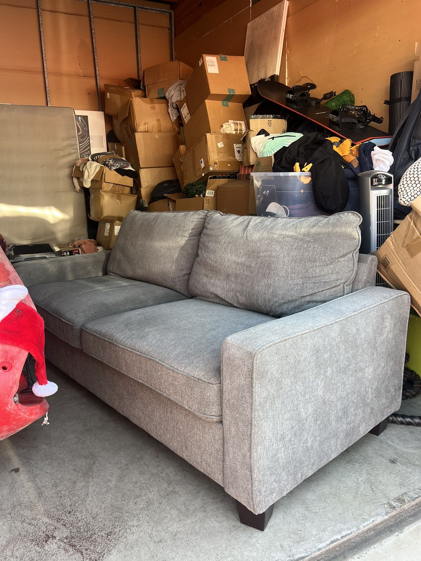 Grey Couch Living Spaces