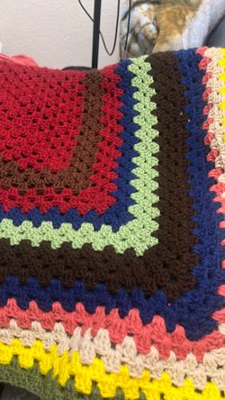 Granny square blanket