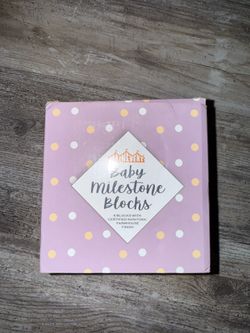 Baby Milestone Blocks