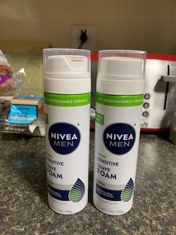 Nivea Men’s “Sensitive “ Shaving Foam-2 Items!
