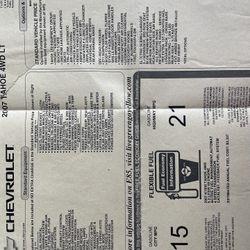 CHEVY TAHOE Z71 2007 Single Owner