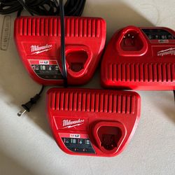 Milwaukee M12, lithium Battery, Charger