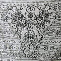 Elephant 3D photoreal tapestry size 50x60 inches. 