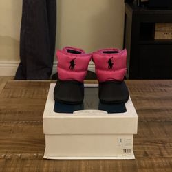 Ralph Lauren Girls Infant Snow Boots Size 1