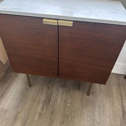 Marble & Wooden Cabinet 