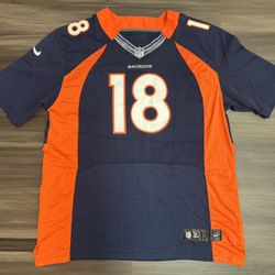 Nike On Field Denver Broncos Peyton Manning #18 NFL Stitched Jersey Men’s 52 XL