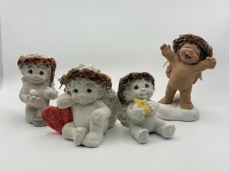Dreamsicle Cherub Figurines