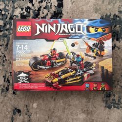 Lego Ninjago Ninja bike chase  