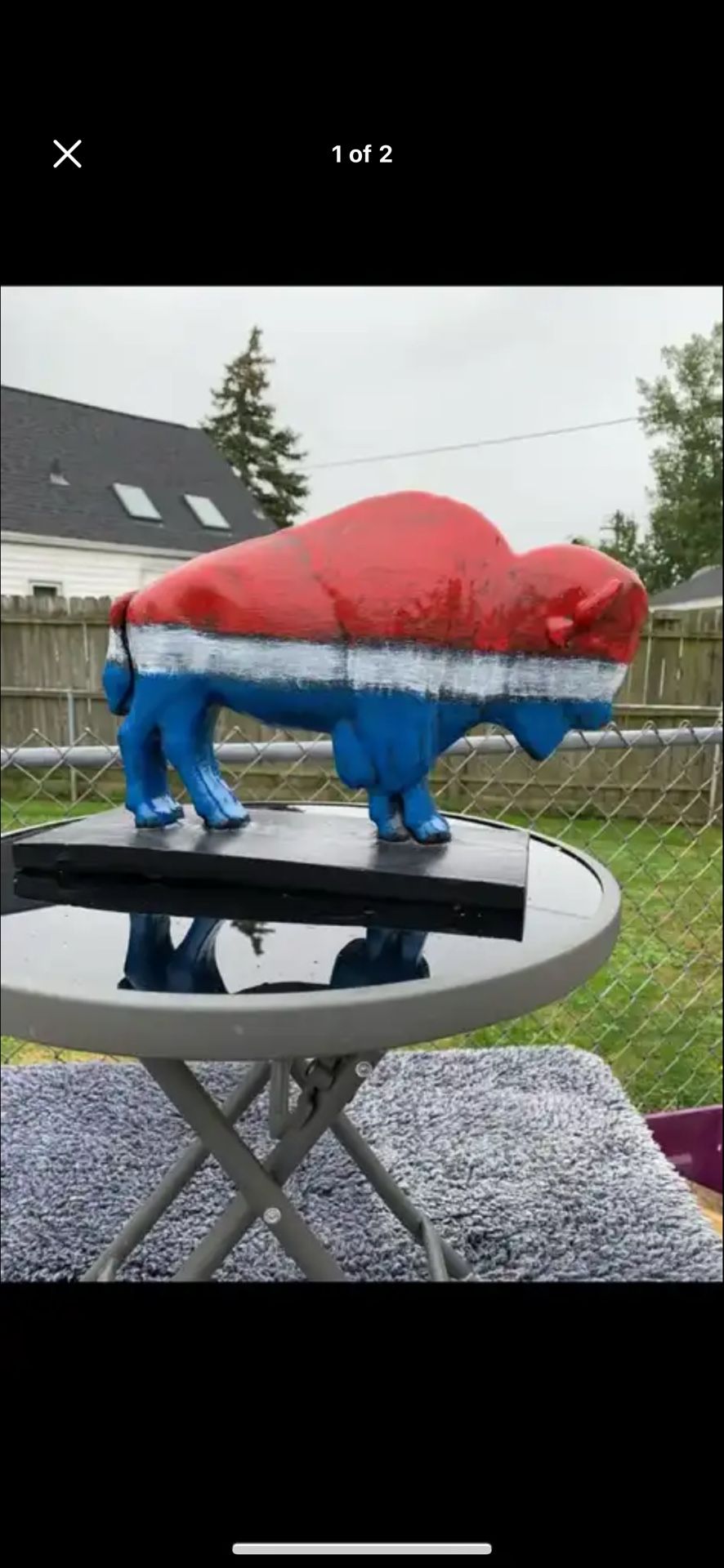 The Red White And Blue Buffalo