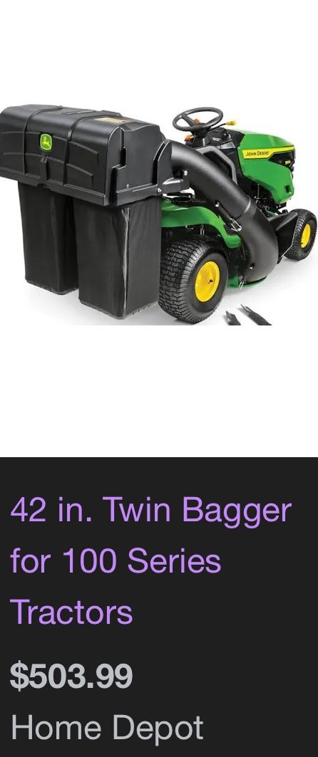 42 in. Twin Bagger For John Deer 100 Series Tractor