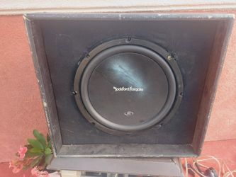 ONE SPEAKER UNA BOSINA ROCKFORD FOSGATE 12 INCHES GOOD CONDICIÓN ABLO ESPAÑOL