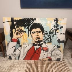 Scarface Pop Art Canvas – Modern Street Art