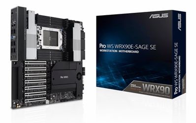 ASUS Pro WS WRX90E-SAGE SE | AMD Ryzen Threadripper Pro | Workstation Motherboard | Brand New Factory Sealed