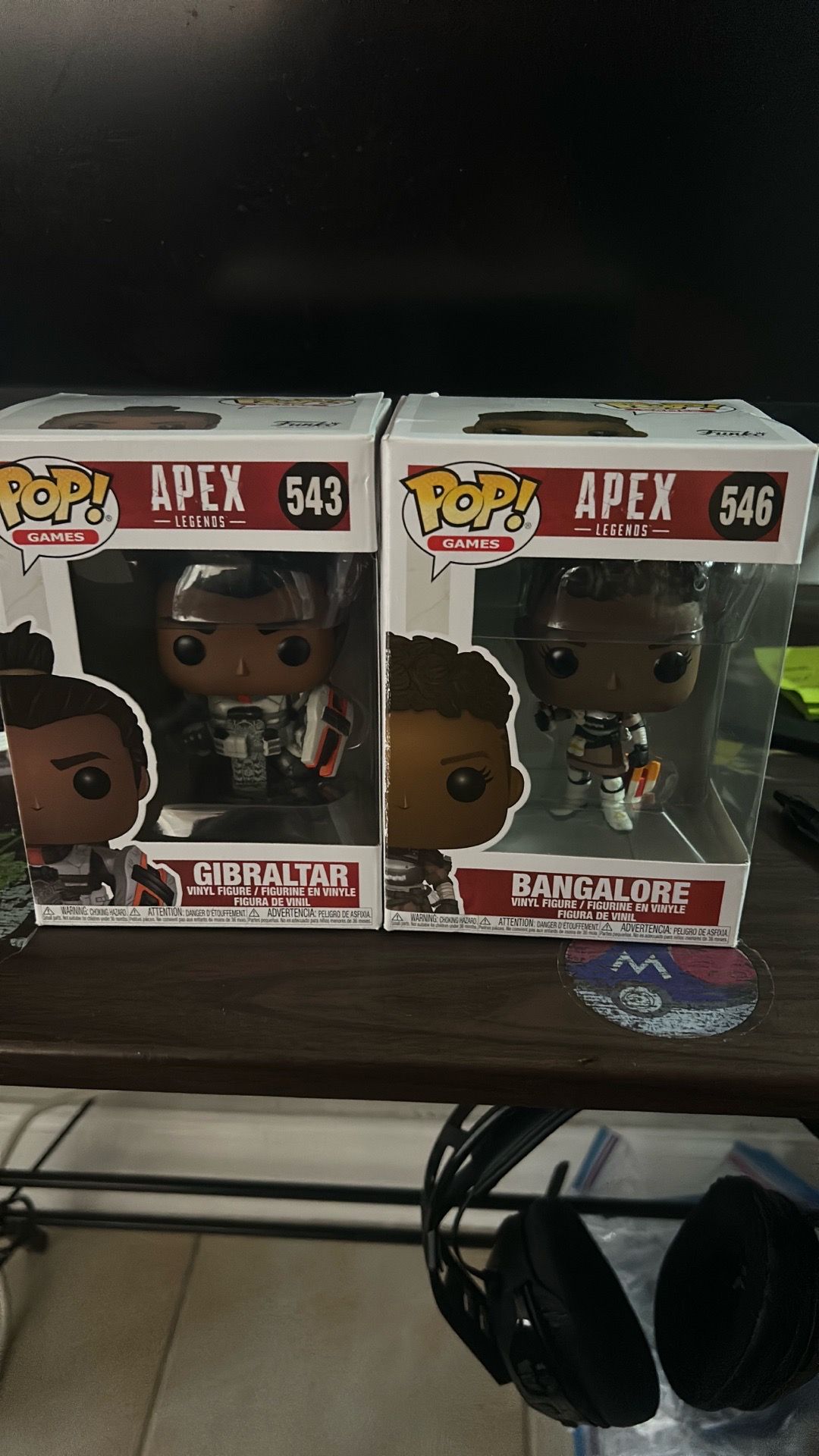 Funko Pop! Gibraltar and Bangalore #543/546 Apex Legends