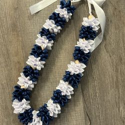 Plumeria Graduation Ribbon Lei 🎓