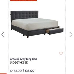 King Bed With Storage Drawers
