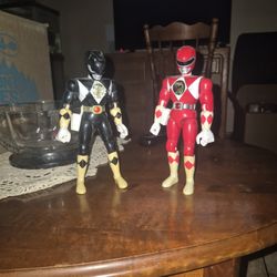 Mmpr Red And Black Rangers Original