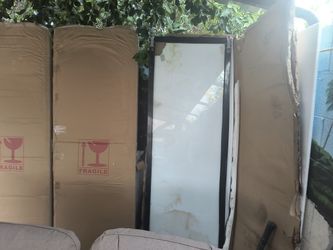 24x80 Glass Roller Door X4