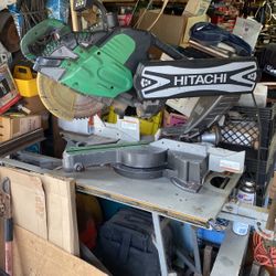 Hitachi C12RSH2 15 Amp 12 Inch Dual Bevel Sliding Compound Miter saw With Laser Marker