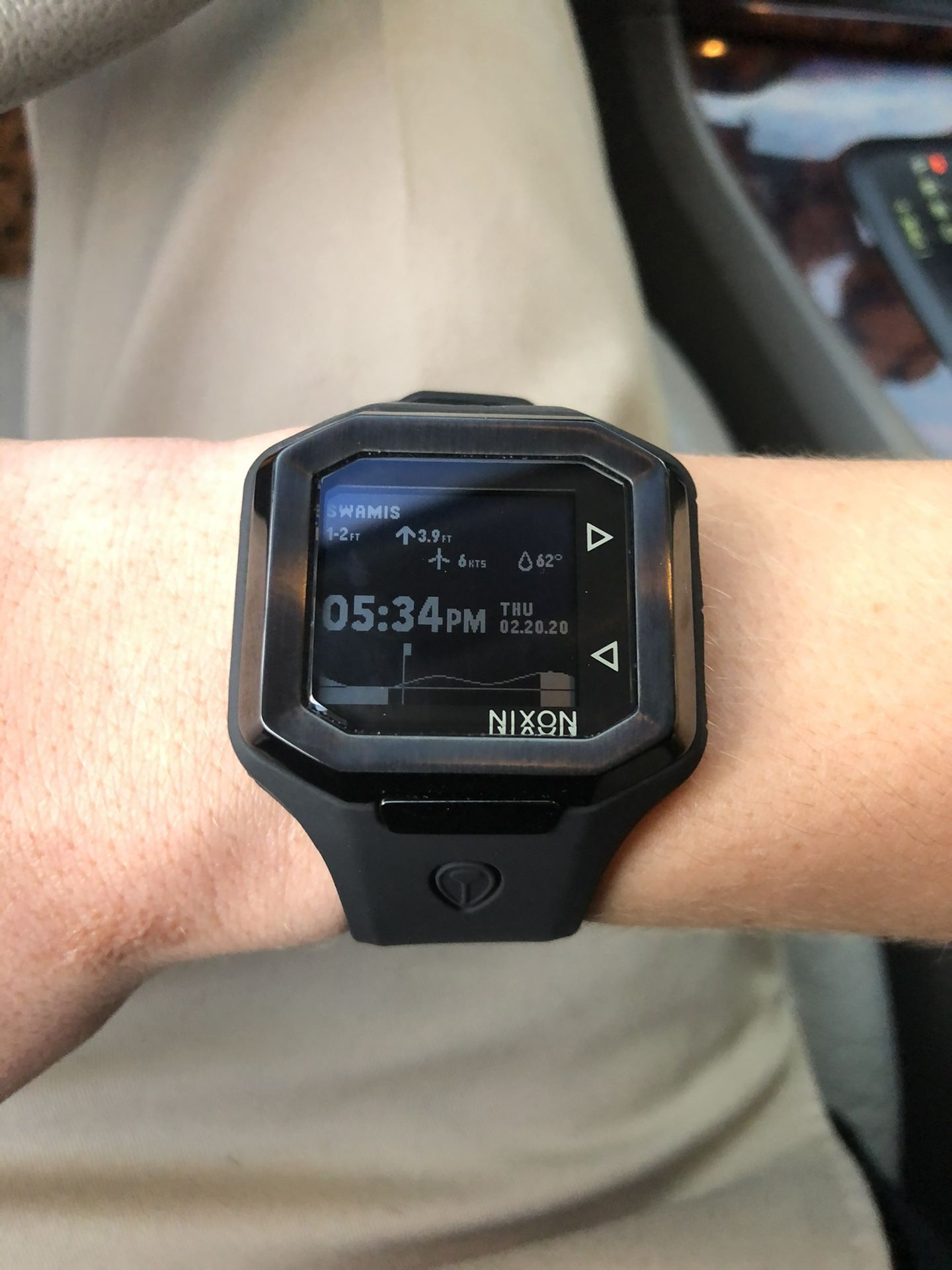 NIXON THE ULTRATIDE イエロー Nixon Ultratide surf tide watch