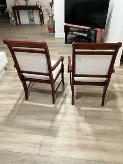 Two dining chairs