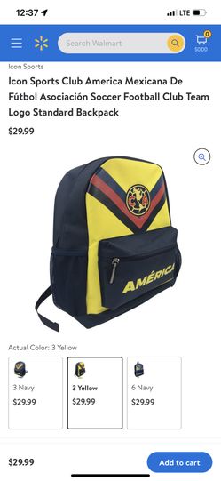 Icon Sports Club America Mexicana De Fútbol Asociación Soccer Football Club Team Logo Standard Backpack