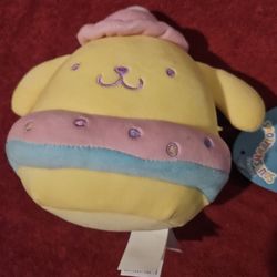 SQUISHMALLOW NEW HELLO KITTY AND FRIENDS  SOFT PLUSH APROX 7" TOY WITH TAGS