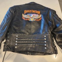 Vintage Harley Davidson Leather Jacket 