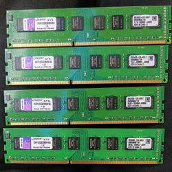 4 Sticks 32gb Total Kingston 8GB 1333MHz DDR3 PC3-10600 240-Pin 2Rx8 DIMM Desktop RAM CL9 Non-ECC In Seattle