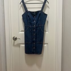 Denim button down Dress