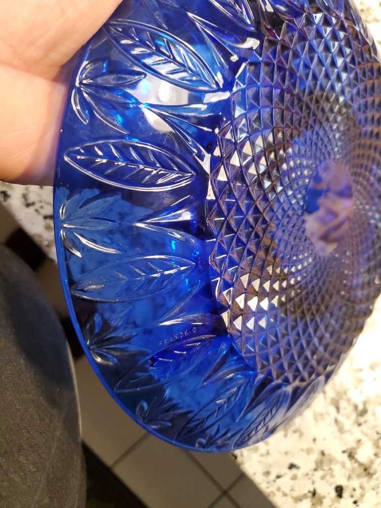 Vintage Royal cobalt blue Serving plate
