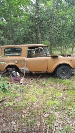 68 scout for parts motor rears many parts 30,000 miles