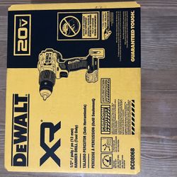 DEWALT 1/2-in 20-volt max Variable Speed Brushless Cordless Hammer Drill DCD806B New In Sealed Box  PLUS FREE DCB205 $169.00 Retail Price 