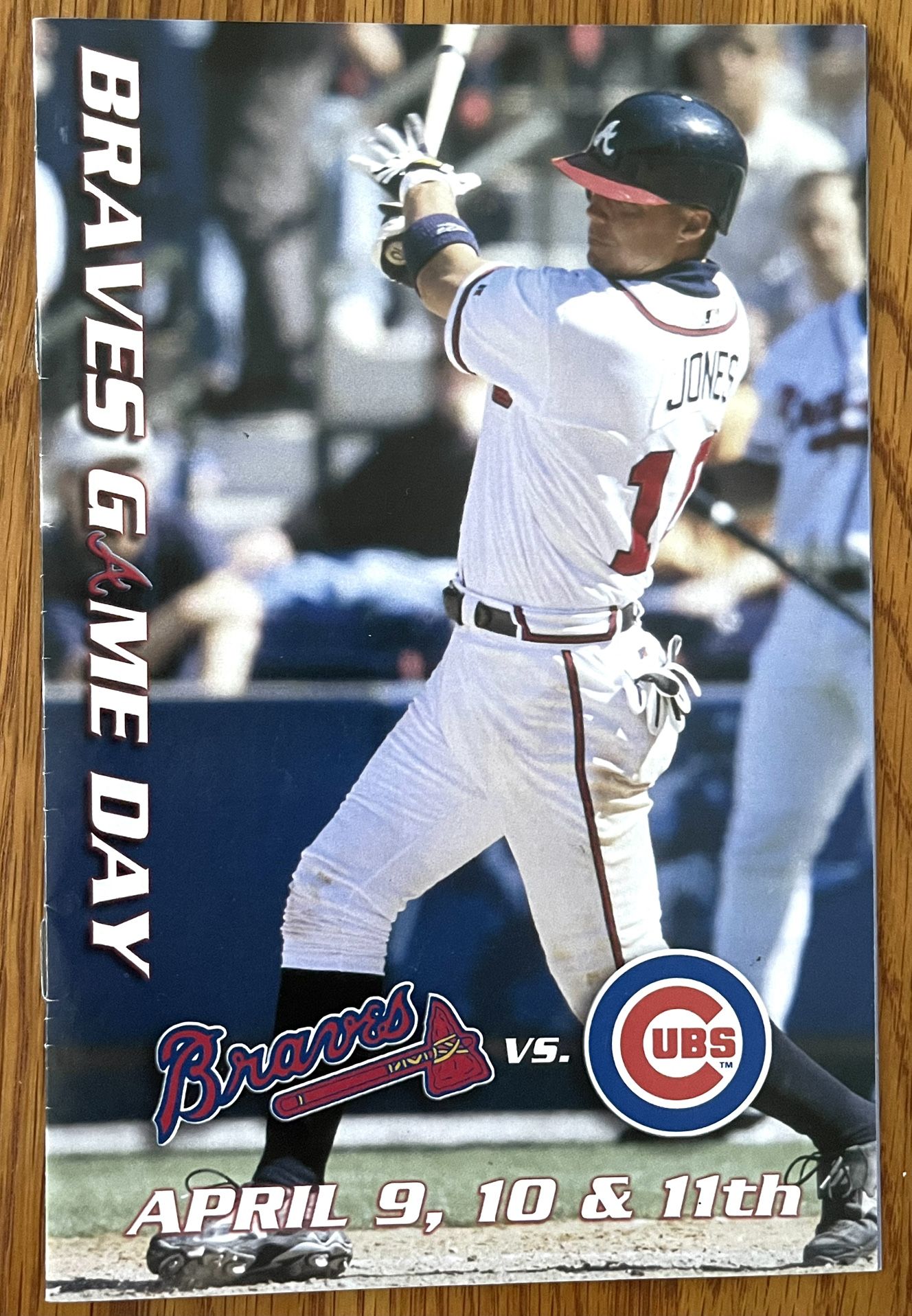 2004 Atlanta Braves Vs.Chicago Cubs Schedule April 9,10 & 11th
